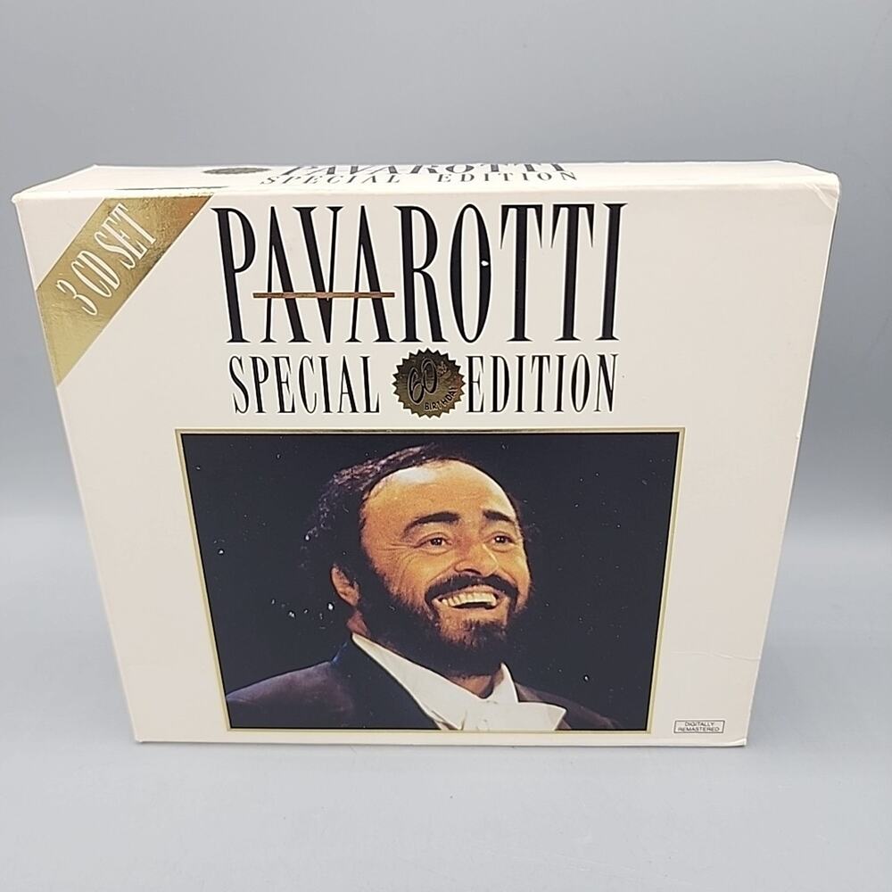 Pavarotti: 60th Birthday Special Edition 3-CDs 1995 Eclipse Box Set